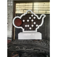 选定酒店路标雕塑结构厂