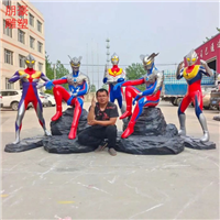 奥特曼雕塑烤漆厂家