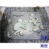 小区浮雕雕塑构件广场景墙系列铸铜金属雕塑生产厂家