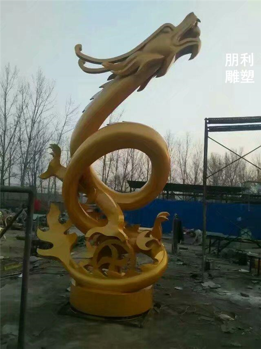 不锈钢抽象龙雕塑 不锈钢龙雕塑