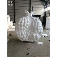 生产商场石榴雕塑素材生产
