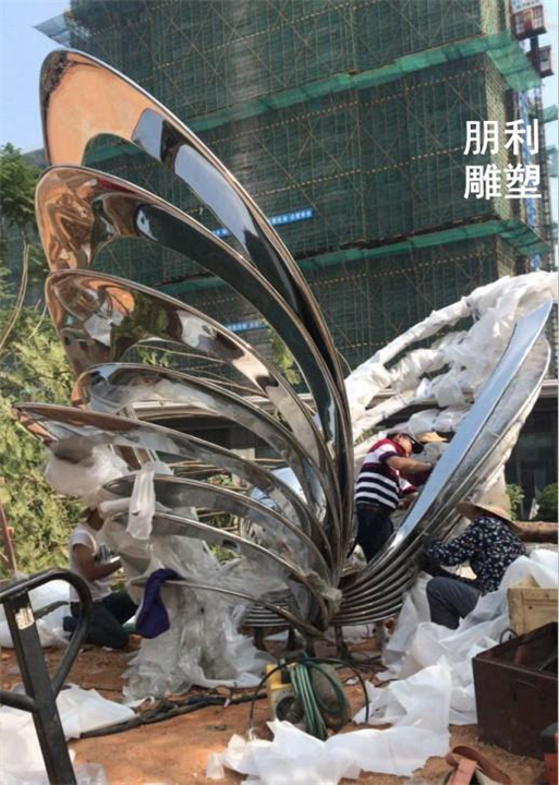 户外不锈钢摆件城市广场景观蝴蝶雕塑