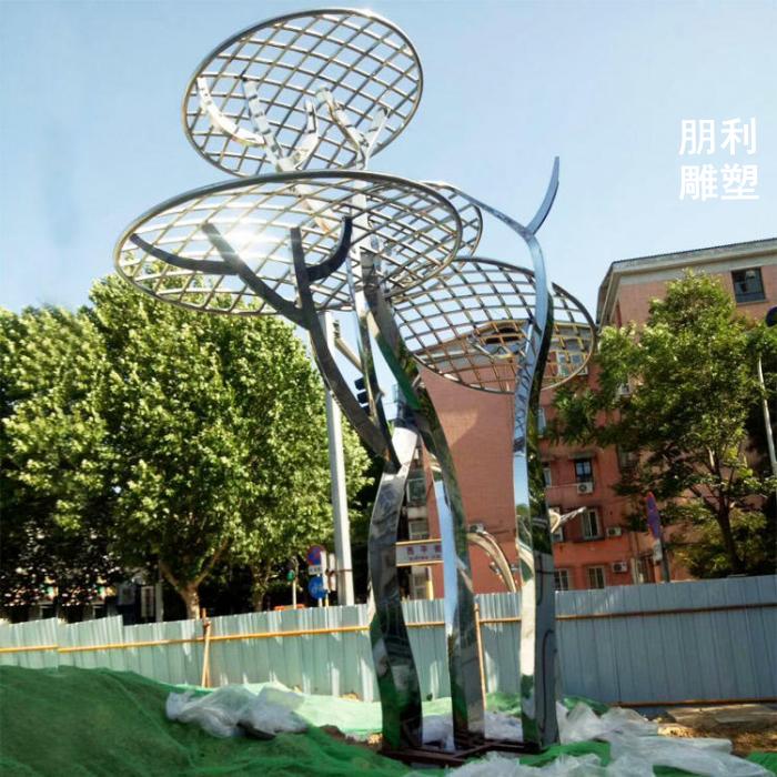 不锈钢抽象树 室内精致摆件