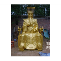 玉皇大帝铜佛像 黄铜佛像厂家
