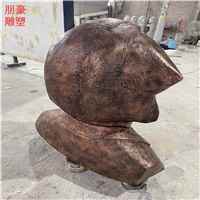 玻璃钢金属爱因斯坦雕塑厂家
