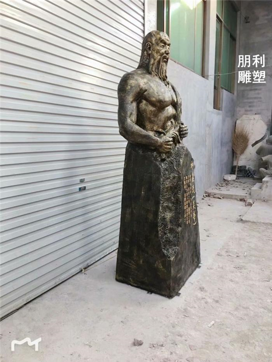 玻璃钢仿铜鲁迅雕塑