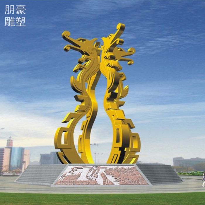 制造欧式抽象龙雕塑花园生产厂家