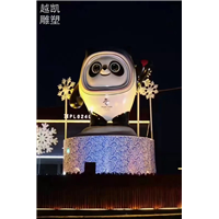 精选流水冰墩墩雕塑风格