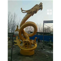 不锈钢抽象龙雕塑 不锈钢龙雕塑