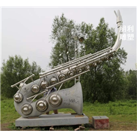 不锈钢话筒雕塑 不锈钢雕塑