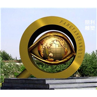 眼睛雕塑 广场不锈钢雕塑