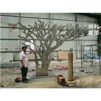 不锈钢灯光树形雕塑 树形雕塑