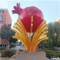 定做灯光石榴籽雕塑原理工厂