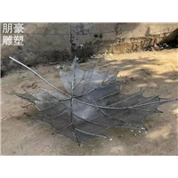 创意叶子雕塑制作制作
