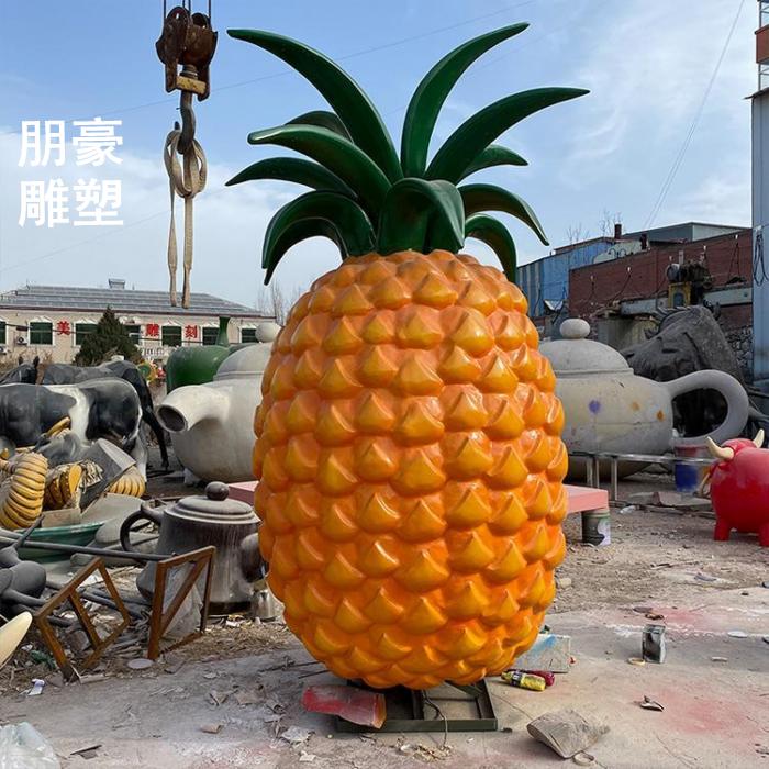 地产精神堡垒菠萝雕塑制作制造厂家