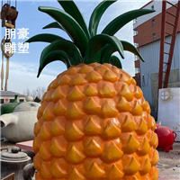钢结构菠萝雕塑**工厂
