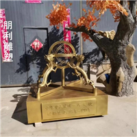 古代发明乐器铜雕塑