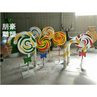 精选小品棒棒糖雕塑实景制作厂家