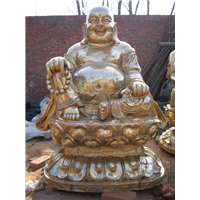 弥勒佛铜佛像，寺庙佛像定制