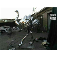 铜雕仙鹤雕塑  动物铜雕塑厂家定制