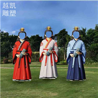 观赏型街头无脸人雕塑美陈