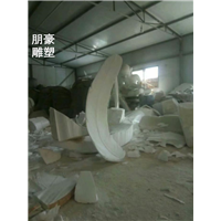 镂空玻璃钢羽毛雕塑生产厂家
