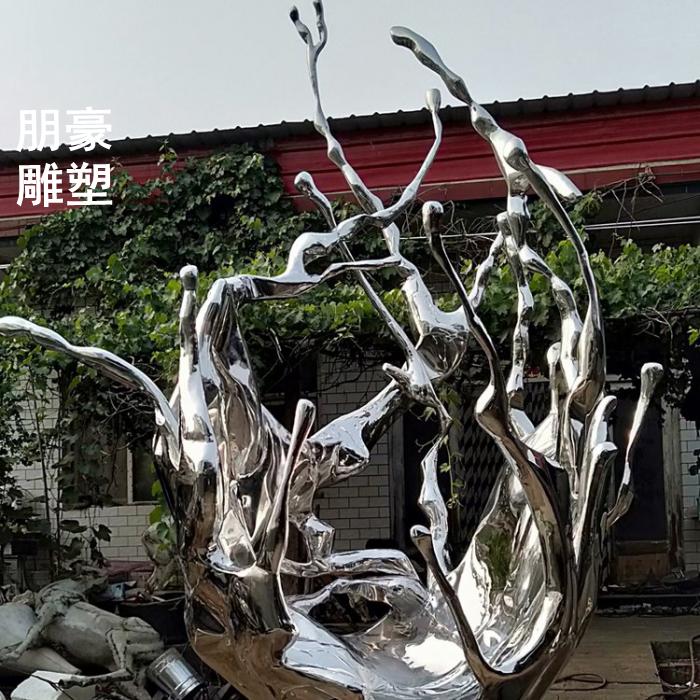 钢结构浪花树雕塑**悬空雕塑校园广场浪花雕塑常用