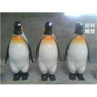 小企鹅雕塑 公园不锈钢企鹅雕塑