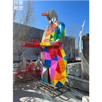 纪念飞鸟雕塑供需制造小鸟雕塑服务商广场雕塑
