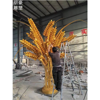 麦穗雕塑工艺工厂