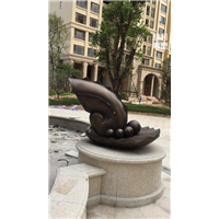 海螺铜雕塑 公园铜雕塑