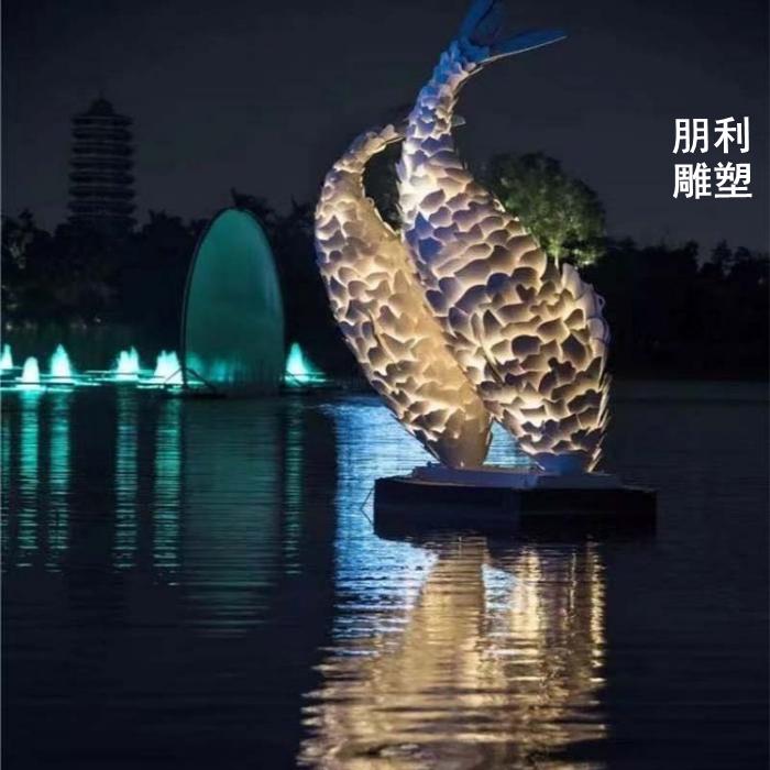 校园雕塑 不锈钢彩虹雕塑
