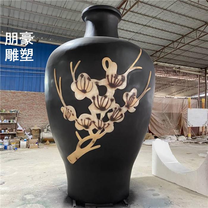 别墅花瓶雕塑生产商校园文化瓶子雕塑供给