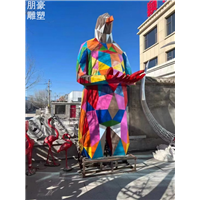 铸钢飞鸟雕塑常用景观园林小鸟雕塑供给立体雕塑