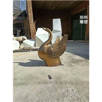 黄铜天鹅雕塑 喷泉天鹅铜雕塑