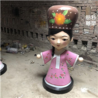扭秧歌人物铜浮雕，过大年铜浮雕