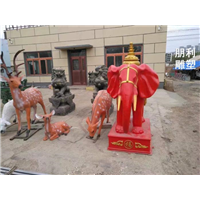 大象铜雕塑 广场景观动物铜雕塑