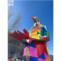 景观抽象飞鸟雕塑精品室外小鸟雕塑常用地标雕塑