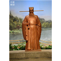 精选静态包拯神像街景制作