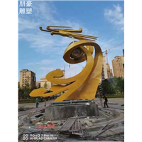 园林不锈钢飞龙雕塑制作厂家