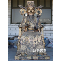 文财神铸铜佛像，寺庙铸铜佛像定制