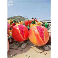 观赏型几何石榴籽雕塑景观供应商