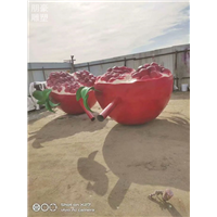 服务商现代石榴籽雕塑景观制造