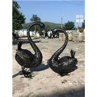 不锈钢镜面天鹅雕塑 动物雕塑