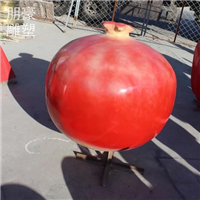 供求城市红石榴雕塑摆件制作厂家