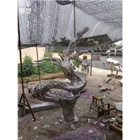文化景观浪花树雕塑**现代雕塑浪花雕塑抽象制作