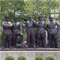 劳作人物铜雕塑 公园人物铜雕塑