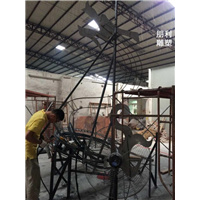 不锈钢龙雕塑，企业不锈钢雕塑