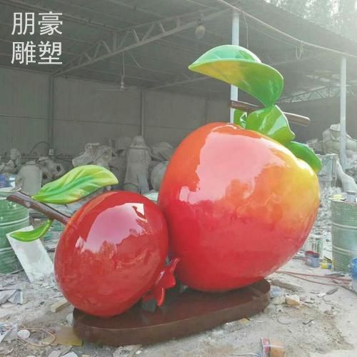 提供黑型石榴籽雕塑标识制造