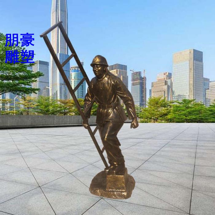 军队人物铜雕塑  抽象人物铜雕塑厂家定制